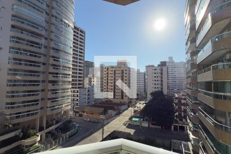 Vista da Sala de apartamento para alugar com 1 quarto, 57m² em Aviação, Praia Grande