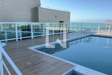Área comum - Piscina de apartamento para alugar com 1 quarto, 57m² em Aviação, Praia Grande
