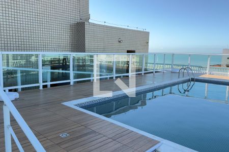 Área comum - Piscina de apartamento para alugar com 1 quarto, 57m² em Aviação, Praia Grande