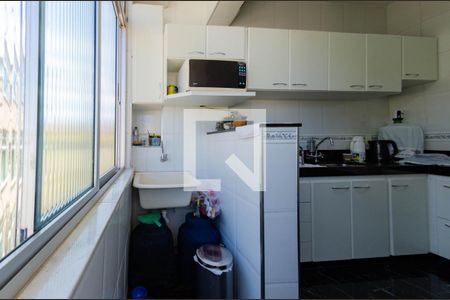 Área de serviço de apartamento à venda com 3 quartos, 105m² em Barroca, Belo Horizonte