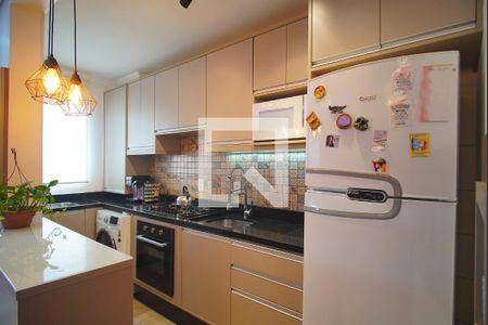 Cozinha de apartamento à venda com 2 quartos, 55m² em São Jorge, Novo Hamburgo