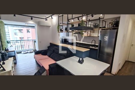 Sala/Cozinha de apartamento para alugar com 2 quartos, 59m² em Vila Andrade, São Paulo