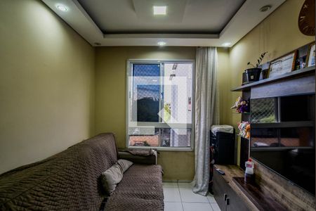 Sala de apartamento à venda com 2 quartos, 52m² em Vila Camilópolis, Santo André