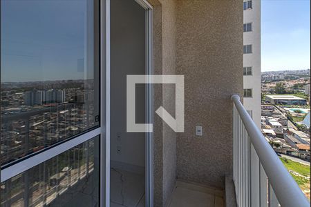 Varanda da Sala de apartamento para alugar com 2 quartos, 37m² em Jardim Imperador (zona Sul), São Paulo