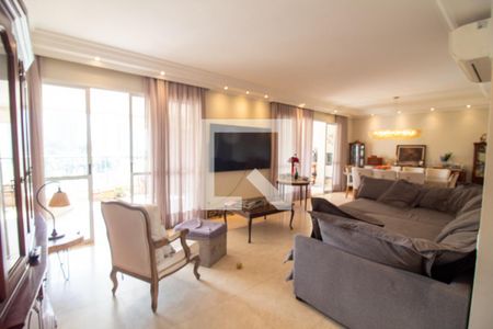 Sala de apartamento à venda com 4 quartos, 205m² em Vila Gertrudes, São Paulo