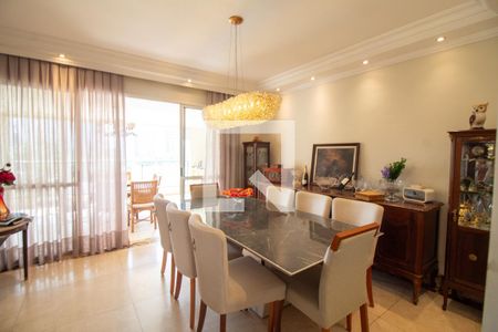 Sala de Jantar de apartamento à venda com 4 quartos, 205m² em Vila Gertrudes, São Paulo