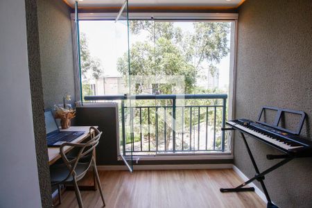 Varanda da Sala de apartamento à venda com 2 quartos, 50m² em Vila Andrade, São Paulo