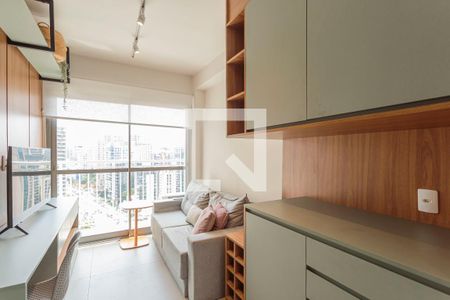 Sala de apartamento para alugar com 1 quarto, 38m² em Vila Nova Conceição, São Paulo