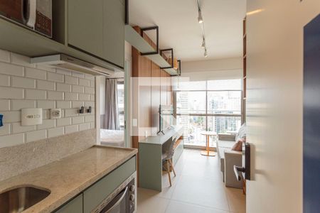 Sala de apartamento para alugar com 1 quarto, 38m² em Vila Nova Conceição, São Paulo