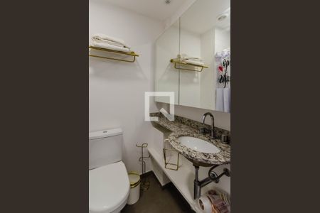 Banheiro de kitnet/studio para alugar com 1 quarto, 32m² em Vila Mariana, São Paulo