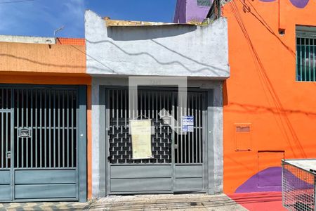 Fachada e placa de casa à venda com 2 quartos, 66m² em Jardim Borborema, São Bernardo do Campo