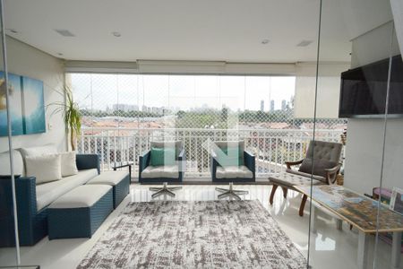 Varanda da Sala de apartamento à venda com 2 quartos, 93m² em Vila Campo Grande, São Paulo