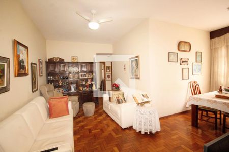Sala de apartamento à venda com 3 quartos, 113m² em Santo Antônio, Belo Horizonte