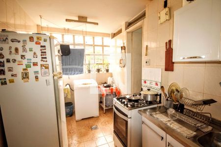 Cozinha de apartamento à venda com 3 quartos, 113m² em Santo Antônio, Belo Horizonte