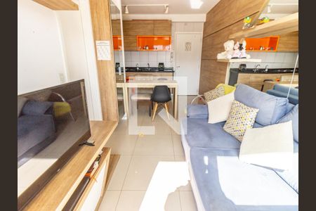 Sala/Cozinha de apartamento à venda com 1 quarto, 32m² em Brás, São Paulo