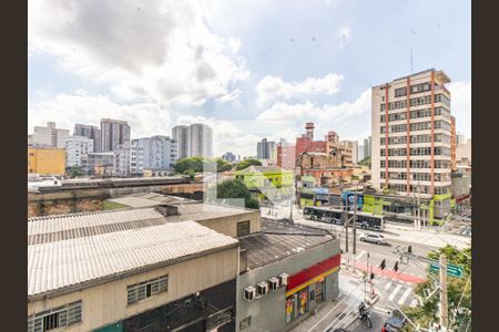 Varanda - Vista de apartamento à venda com 1 quarto, 32m² em Brás, São Paulo
