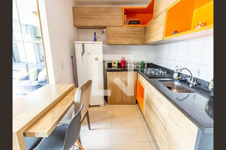 Sala/Cozinha de apartamento à venda com 1 quarto, 32m² em Brás, São Paulo