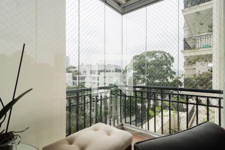 Varanda da Sala de apartamento para alugar com 3 quartos, 210m² em Jardim Vitoria Regia, São Paulo