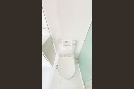 Banheiro da Suíte de apartamento à venda com 3 quartos, 77m² em Campestre, Santo André