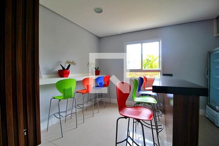 Salão de Festas de apartamento à venda com 3 quartos, 77m² em Campestre, Santo André