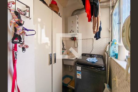 Área de Serviço de apartamento à venda com 3 quartos, 83m² em Rio Comprido, Rio de Janeiro