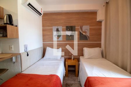 Sala / Quarto - Studio de kitnet/studio para alugar com 1 quarto, 22m² em Jardim das Acacias, São Paulo