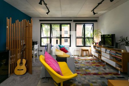 Sala de apartamento à venda com 1 quarto, 70m² em Vila Suzana, São Paulo