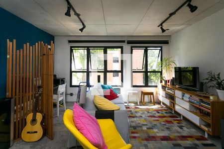 Sala de apartamento à venda com 1 quarto, 70m² em Vila Suzana, São Paulo