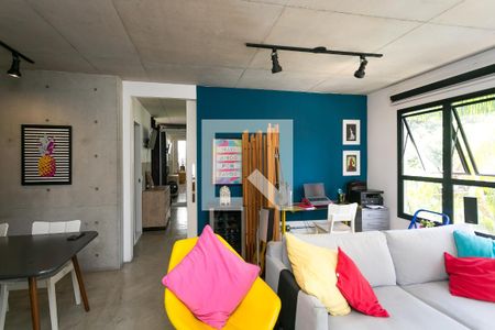 Sala de apartamento à venda com 1 quarto, 70m² em Vila Suzana, São Paulo