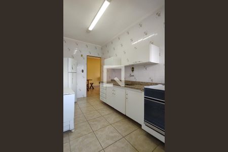 Cozinha de apartamento para alugar com 1 quarto, 60m² em Vila Assuncao, Praia Grande