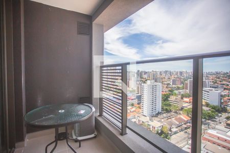 Varanda de kitnet/studio à venda com 1 quarto, 26m² em Vila Clementino, São Paulo