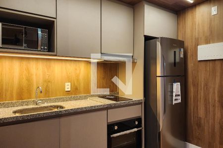 Cozinha de kitnet/studio à venda com 1 quarto, 26m² em Centro, São Bernardo do Campo