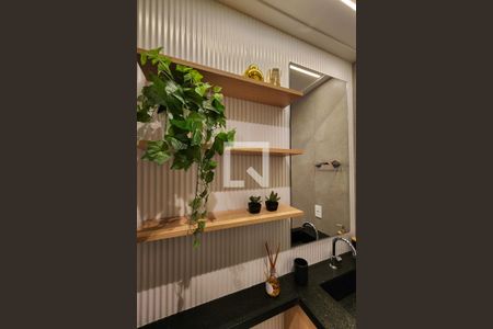 Banheiro de kitnet/studio à venda com 1 quarto, 26m² em Centro, São Bernardo do Campo