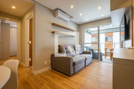 Sala/Cozinha de apartamento para alugar com 2 quartos, 64m² em Paraíso, São Paulo