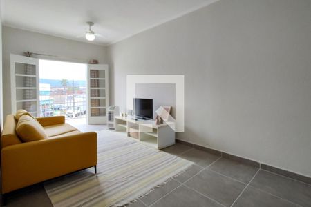 Sala de casa de condomínio para alugar com 2 quartos, 70m² em Vila Caiçara, Praia Grande