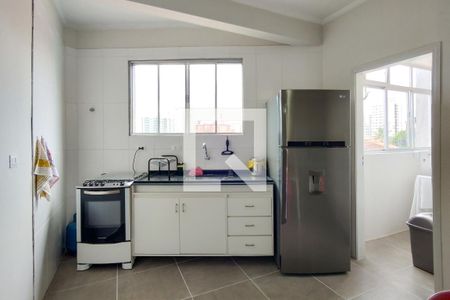 Cozinha de casa de condomínio para alugar com 2 quartos, 70m² em Vila Caiçara, Praia Grande