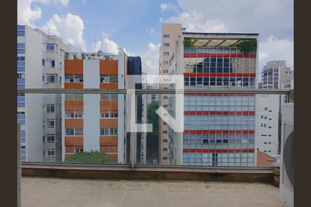 Varanda da Sala de apartamento à venda com 4 quartos, 337m² em Higienópolis, São Paulo