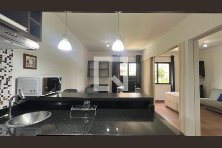 Cozinha de kitnet/studio para alugar com 1 quarto, 34m² em Jardim Paulista, São Paulo