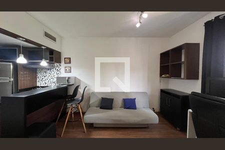 Sala  de kitnet/studio à venda com 1 quarto, 34m² em Jardim Paulista, São Paulo