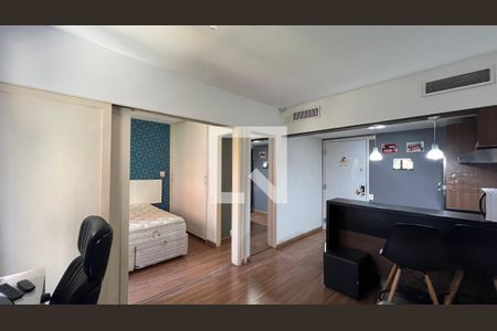 Sala  de kitnet/studio à venda com 1 quarto, 34m² em Jardim Paulista, São Paulo