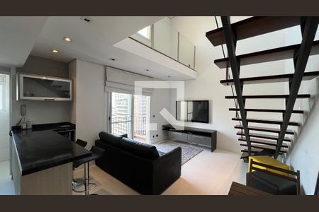 Sala de apartamento para alugar com 1 quarto, 50m² em Pinheiros, São Paulo