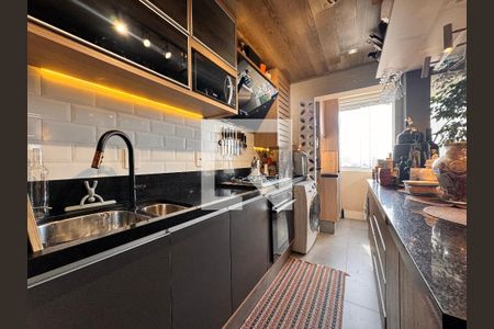Cozinha de apartamento à venda com 2 quartos, 65m² em Jardim Bela Vista, Santo André