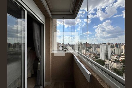 Sacada da suíte  de apartamento à venda com 2 quartos, 65m² em Jardim Bela Vista, Santo André