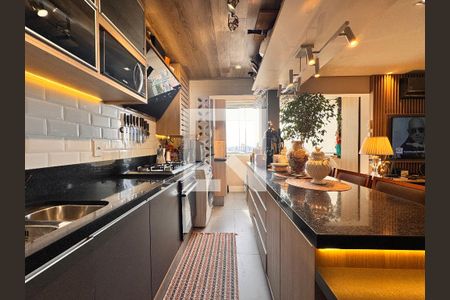Cozinha de apartamento à venda com 2 quartos, 65m² em Jardim Bela Vista, Santo André