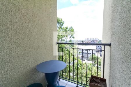 Vista da Sala de apartamento para alugar com 2 quartos, 58m² em Planalto, São Bernardo do Campo