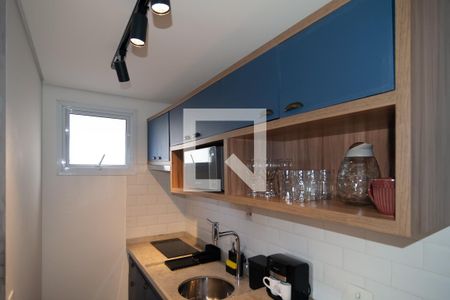 Cozinha de kitnet/studio à venda com 1 quarto, 25m² em Centro Histórico de São Paulo, São Paulo