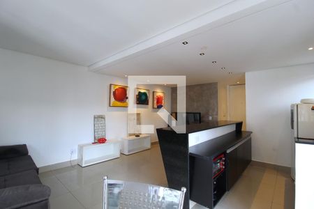 Sala/Cozinha de apartamento para alugar com 1 quarto, 70m² em Vila Nova Conceição, São Paulo