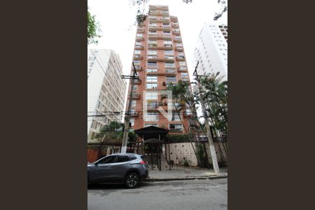 Fachada do Prédio de apartamento para alugar com 1 quarto, 70m² em Vila Nova Conceição, São Paulo