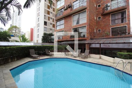 Área Comum - Piscina de apartamento para alugar com 1 quarto, 70m² em Vila Nova Conceição, São Paulo