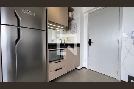 Cozinha de kitnet/studio para alugar com 1 quarto, 21m² em Jardim Paulista, São Paulo